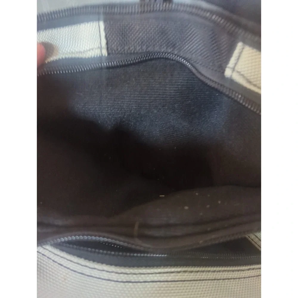 Vintage Brenthaven Laptop‎ Backpack Black Silver Tech Y2K Travel Bag